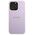 Original Case IPHONE 13 PRO Guess Saffiano Hot Stamp & Metal Logo (GUHCP13LPSASBPU) purple 3666339047863