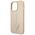 Original Case IPHONE 13 PRO Guess Hardcase Saffianotriangle Logo (GUHCP13LPSATLE) beige 3666339040338
