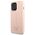 Case IPHONE 13 PRO Guess Hardcase Silicone Triangle (GUHCP13LSLTGP) pink 3666339041014