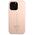Case IPHONE 13 PRO Guess Hardcase Silicone Triangle (GUHCP13LSLTGP) pink 3666339041014