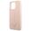 Case IPHONE 13 PRO Guess Hardcase Silicone Triangle (GUHCP13LSLTGP) pink 3666339041014