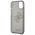 Original Case IPHONE 13 MINI Guess Hard Case Glitter 4G Big Logo (GUHCP13SPCUGL4GBK) black 3666339024390