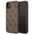Original Case IPHONE 11 Guess Hard Case 4G Metal Gold Logo (GUHCN61G4GFBR) brown 3700740493915