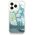 Case IPHONE 13 PRO Guess Hardcase Flower Liquid Glitter (GUHCP13LLFLSN) green 3666339041373