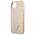 Original Case IPHONE 13 MINI Guess Hardcase Saffianotriangle Logo (GUHCP13SPSATLE) beige 3666339040314