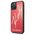 Original Case IPHONE 11 PRO MAX Karl Lagerfeld Hard Case Signature Glitter (KLHCN65DLKSRE) red 3700740467589