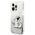 Original Case IPHONE 13 PRO MAX Karl Lagerfeld Hardcase Liquid Glitter Choupette Fun (KLHCP13XGCFS) silver 3666339029005