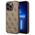 Original Case IPHONE 14 PRO MAX Guess Hard Case 4G Metal Gold Logo brown 3666339094102