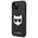 Original Case IPHONE 14 PLUS Karl Lagerfeld Hardcase Saffiano Choupette Head Patch black 3666339076962