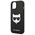 Original Case IPHONE 14 PLUS Karl Lagerfeld Hardcase Saffiano Choupette Head Patch black 3666339076962