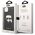 Original Case IPHONE 14 PLUS Karl Lagerfeld Hardcase Saffiano Karl`s Head Patch black 3666339077044