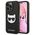 Original Case IPHONE 14 PRO MAX Karl Lagerfeld Hardcase Saffiano Choupette Head Patch black 3666339076986