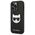 Original Case IPHONE 14 PRO MAX Karl Lagerfeld Hardcase Saffiano Choupette Head Patch black 3666339076986