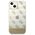 Original Case IPHONE 14 PLUS Guess Hardcase 4G Pattern Script gold 3666339090517