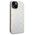 Original Case IPHONE 14 PLUS Karl Lagerfeld Hardcase Monogram Iridescent silver 3666339093082