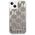Original Case IPHONE 14 Karl Lagerfeld Hardcase Liquid Glitter Monogram silver 3666339076276
