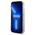Case IPHONE 14 PLUS Guess Hardcase Flower Liquid Glitter blue 3666339066093