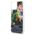 Case IPHONE 14 PLUS Guess Hardcase Flower Liquid Glitter blue 3666339066093