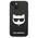 Original Case IPHONE 14 PLUS Karl Lagerfeld Hardcase Silicone Choupette Head Magsafe black 3666339077921