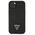 Original Case IPHONE 13 MINI Guess Hardcase Saffianotriangle Logo black 3666339040277
