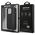 Case IPHONE 14 PRO Mercedes AMG Hardcase Leather Hot Stamped (AMHCP14LDOLBK) black 3666339071325