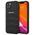 Case IPHONE 14 PLUS Mercedes AMG Hardcase Leather Debossed Lines (AMHCP14MGSEBK) black 3666339071394