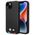 Original Case IPHONE 14 PLUS BMW Leather Stamp Tricolor (BMHCP14M22PTDK) black 3666339066819