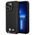 Original Case IPHONE 14 PRO BMW Leather Stamp Tricolor MagSafe (BMHMP14L22PTDK) black 3666339089320