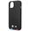 Original Case IPHONE 14 BMW Leather Stamp Tricolor MagSafe (BMHMP14S22PTDK) black 3666339089306