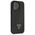 Original Case IPHONE 14 PRO Guess Hardcase Saffianotriangle Logo (GUHCP14LPSATLK) black 3666339065386