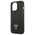Original Case IPHONE 14 PRO Guess Hardcase Saffianotriangle Logo (GUHCP14LPSATLK) black 3666339065386