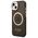 Original Case IPHONE 14 PLUS Guess Hard Case Gold Outline Translucent MagSafe (GUHMP14MHTCMK) black 3666339069599