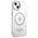 Original Case IPHONE 14 PLUS Guess Hard Case Metal Outline Magsafe (GUHMP14MHTRMS) silver 3666339069834