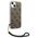 Original Case IPHONE 14 PLUS Guess Hardcase 4G Print Strap (GUOHCP14MH4STW) brown 3666339093846