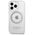 Original Case IPHONE 13 PRO Guess Hard Case Metal Outline Magsafe (GUHMP13LHTRMS) silver 3666339057275