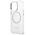 Original Case IPHONE 13 PRO Guess Hard Case Metal Outline Magsafe (GUHMP13LHTRMS) silver 3666339057275