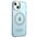 Original Case IPHONE 13 Guess Hard Case Gold Outline Translucent MagSafe (GUHMP13MHTCMB) blue 3666339056988