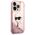 Original Case IPHONE 14 PRO Karl Lagerfeld Hardcase Glitter NFT Karl Head (KLHCP14LLNKHCP) pink 3666339086909
