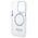 Original Case IPHONE 14 PRO Guess Hard Case Metal Outline Magsafe (GUHMP14LHTRMB) blue 3666339069803