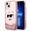 Original Case IPHONE 14 PLUS Karl Lagerfeld Hardcase Glitter Choupette Head (KLHCP14MLNCHCP) pink 3666339086978