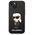 Original Case IPHONE 14 PLUS Karl Lagerfeld Hardcase Silicone Ikonik (KLHCP14MSNIKBCK) black 3666339086572