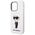Original Case IPHONE 14 PRO MAX Karl Lagerfeld Hardcase Silicone Ikonik (KLHCP14XSNIKBCH) white 3666339086633