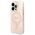 Original Case IPHONE 14 PRO Guess Hardcase 4G Print MagSafe + Wireless Charger (GUBPN61H4EACSW) pink 3666339103064