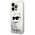 Original Case IPHONE 14 PRO MAX Karl Lagerfeld Hardcase Glitter Choupette Patch (KLHCP14XLNCHCS) silver 3666339086954