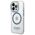 Original Case IPHONE 14 PRO MAX Guess Hard Case Metal Outline Magsafe (GUHMP14XHTRMB) blue 3666339069810