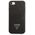 Original Case IPHONE SE 2022 / SE 2020 / 7 / 8 Guess Hardcase Saffiano Triangle Logo Cardslot black 3666339050177