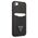 Original Case IPHONE SE 2022 / SE 2020 / 7 / 8 Guess Hardcase Saffiano Triangle Logo Cardslot black 3666339050177