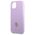 Original Case IPHONE 13 MINI Guess Hardcase Saffiano 4G Small Metal Logo purple 3666339048044