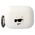 Case APPLE AIRPODS PRO 2 Karl Lagerfeld Silicone Choupette Head 3D white 3666339099275