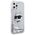 Original Case IPHONE 12 / 12 PRO Karl Lagerfeld Hardcase Glitter Choupette Head (KLHCP12MLNCHCS) silver 3666339119058